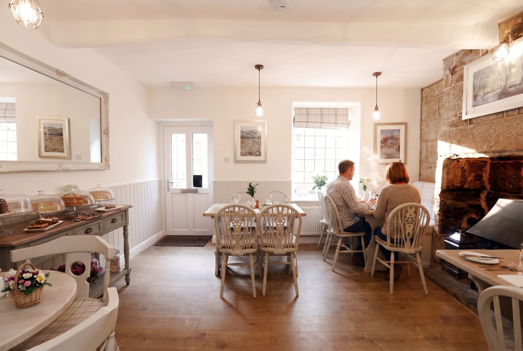 Guests at breakfast in The Willow Restaurant