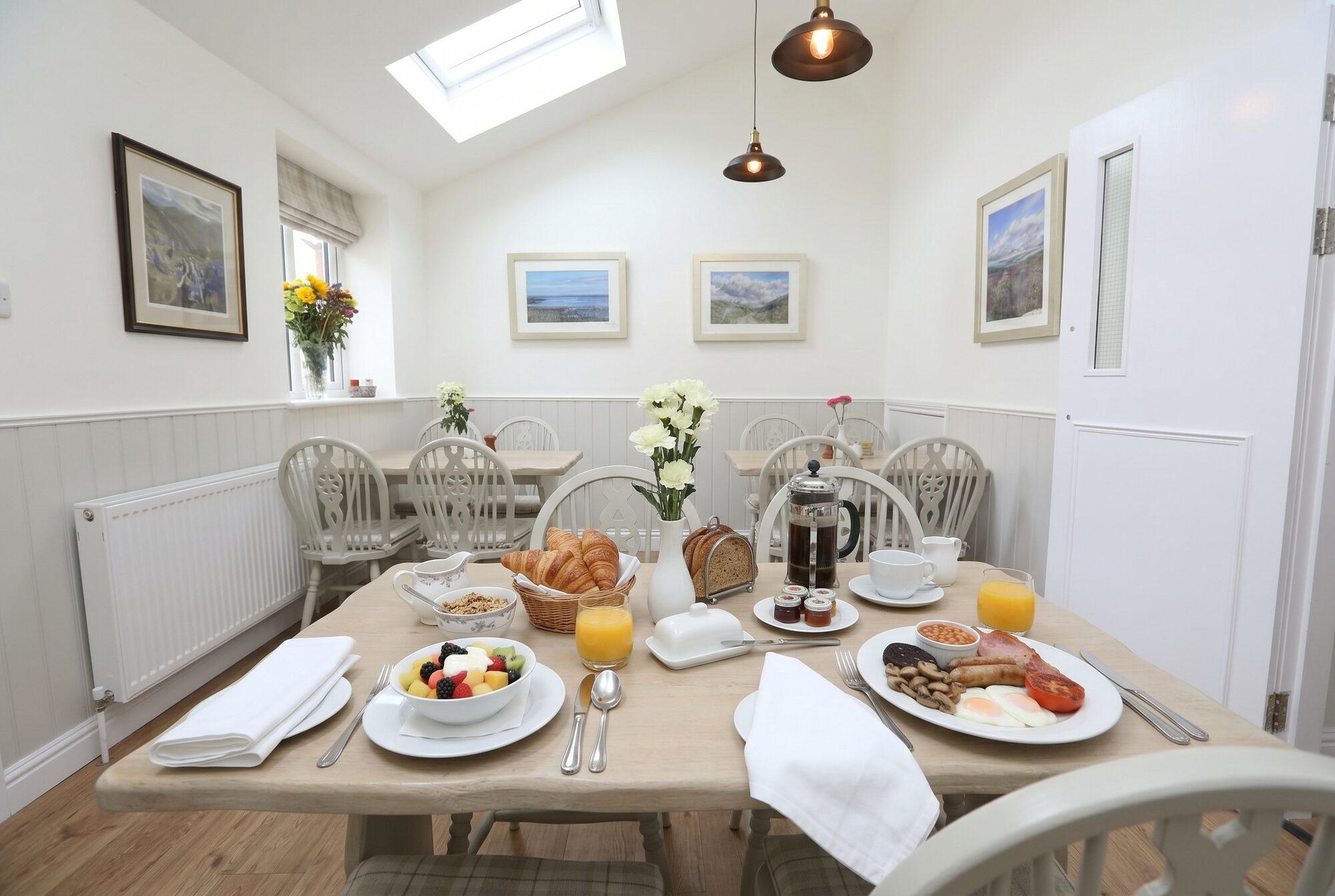 Cooked breakfast at The Willow